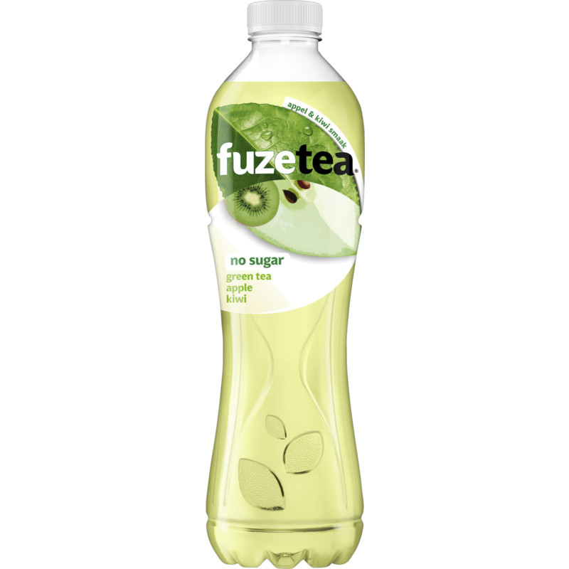 Een afbeelding van Fuze Tea Green tea apple kiwi no sugar