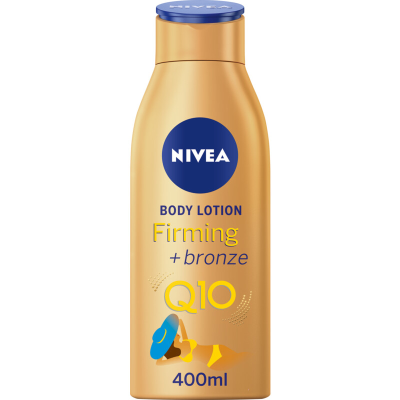 Een afbeelding van Nivea Q10 firming + bronze effect body lotion