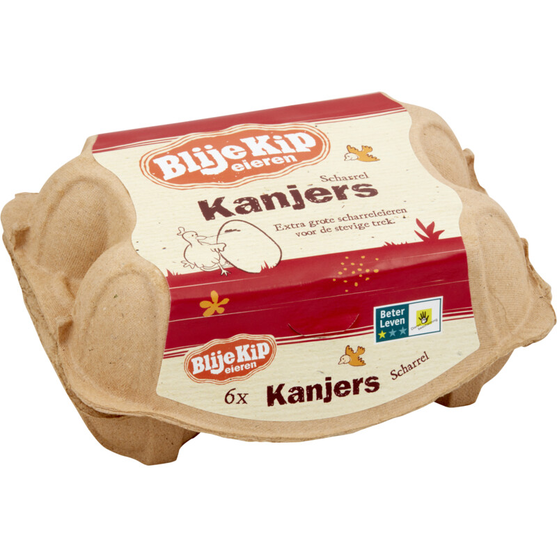 Een afbeelding van Blije Kip eieren Vrije uitloop kanjers