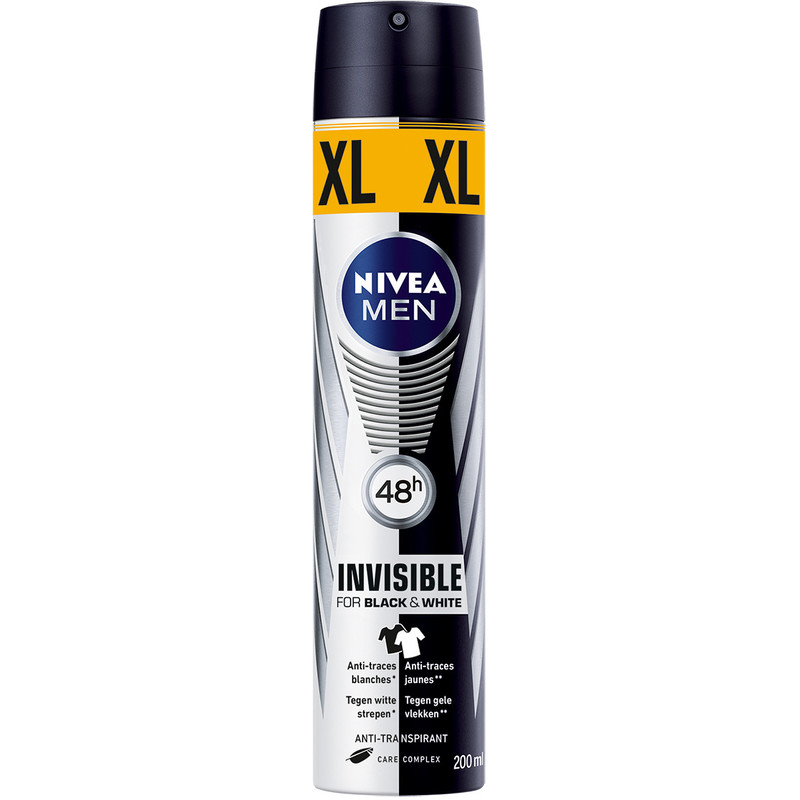 Een afbeelding van Nivea Men black&white original deodorant spray