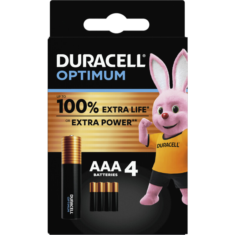 veelbelovend pellet wraak Duracell Optimum AAA alkaline batterijen bestellen | Albert Heijn