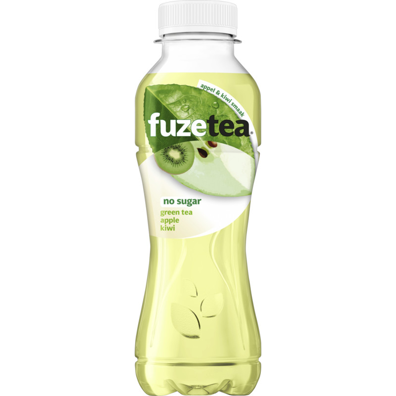 Een afbeelding van Fuze Tea Green tea appel kiwi no sugar