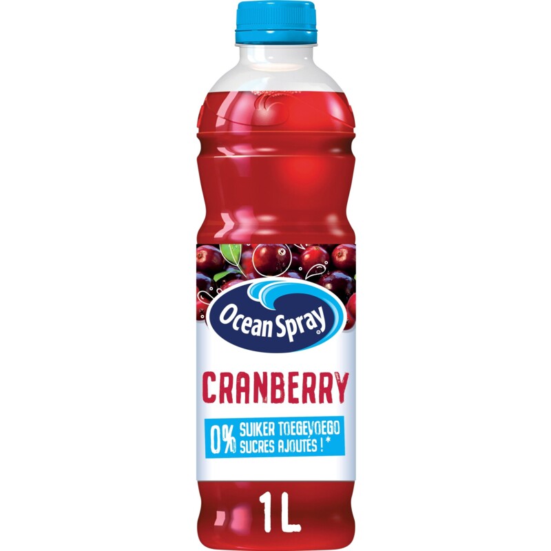 Een afbeelding van Ocean Spray Cranberry 0% suiker toegevoegd