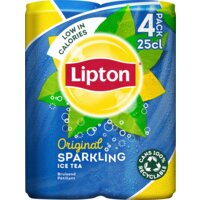 Een afbeelding van Lipton Ice tea sparkling 4-pack
