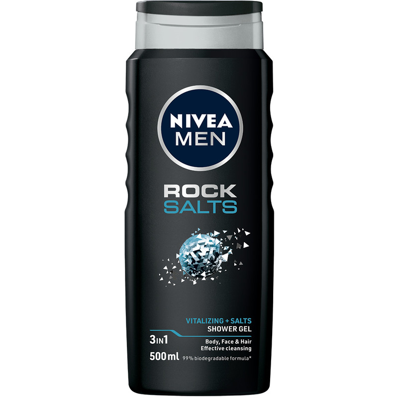 Een afbeelding van Nivea Men rock salts shower gel