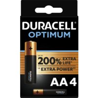 Een afbeelding van Duracell Optimum alkaline AA-batterijen, LR06