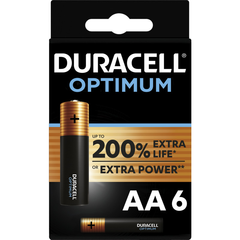 Een afbeelding van Duracell Alkaline optimum AA