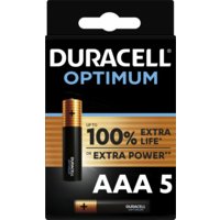 Een afbeelding van Duracell Optimum alkaline AAA-batterijen, LR03