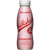 Een afbeelding van Barebells Milkshake strawberry flavour