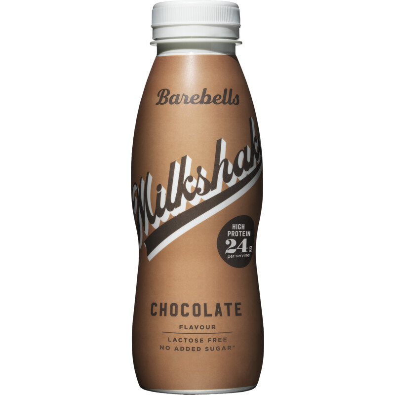 Een afbeelding van Barebells Milkshake chocolate flavour