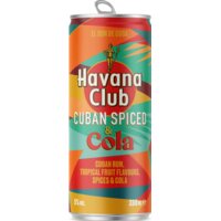 Havana Club Cuban spiced rum cola