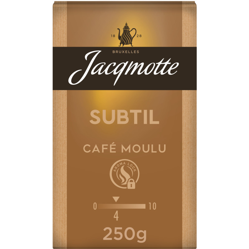 Een afbeelding van Jacqmotte Gemalen koffie goudzacht BEL