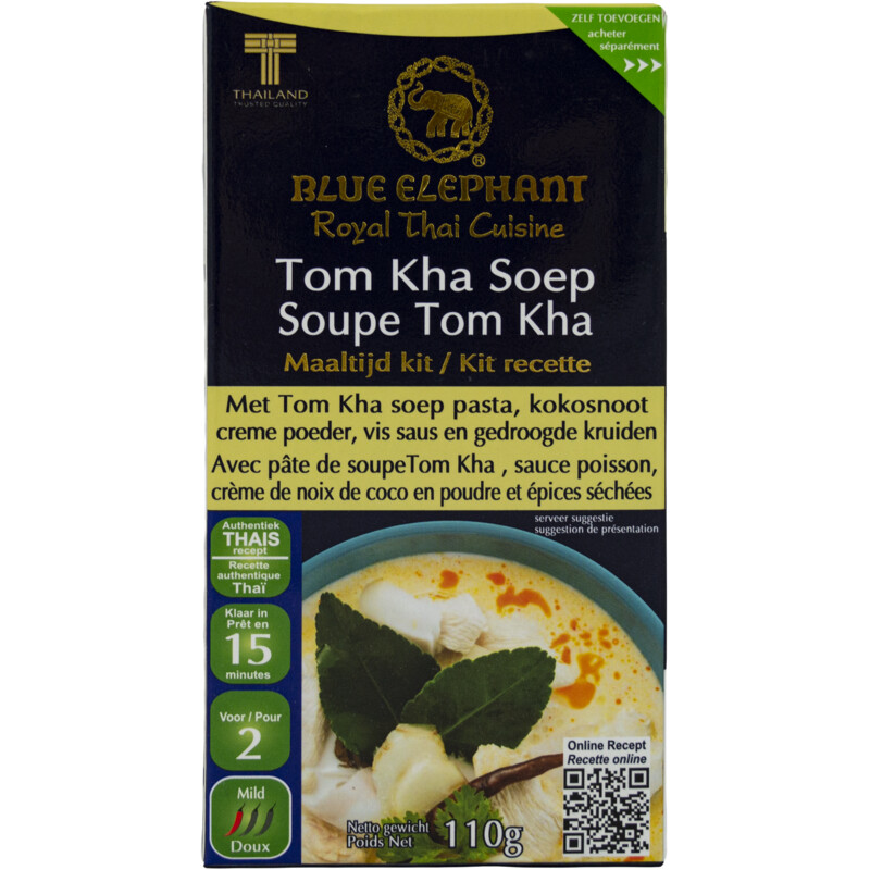 Een afbeelding van Blue Elephant Tom kha soep maaltijd kit