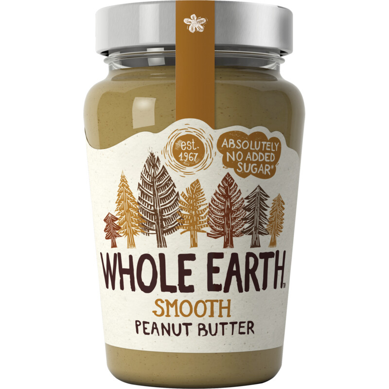 Een afbeelding van Whole earth Smooth peanut butter
