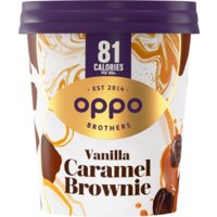Een afbeelding van Oppo Brothers Vanilla caramel brownie