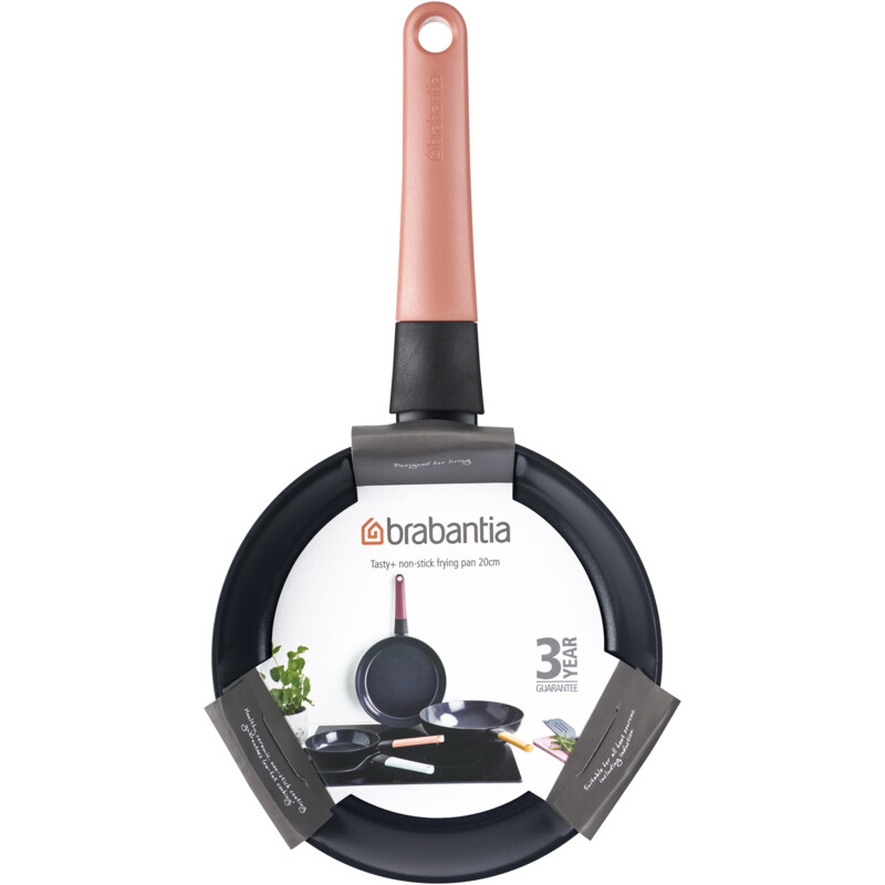 Een afbeelding van Brabantia Tasty+ koekenpan terracotta red 20cm