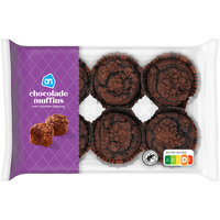 Een afbeelding van AH Chocolade muffins met crumble topping