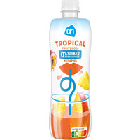 Een afbeelding van AH Siroop tropical 0% suiker toegevoegd