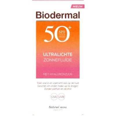 pdp-image-Biodermal Ultralichte zonnefluide gezicht spf50