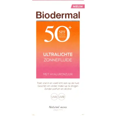 pdp-image-Biodermal Ultralichte zonnefluide gezicht spf50