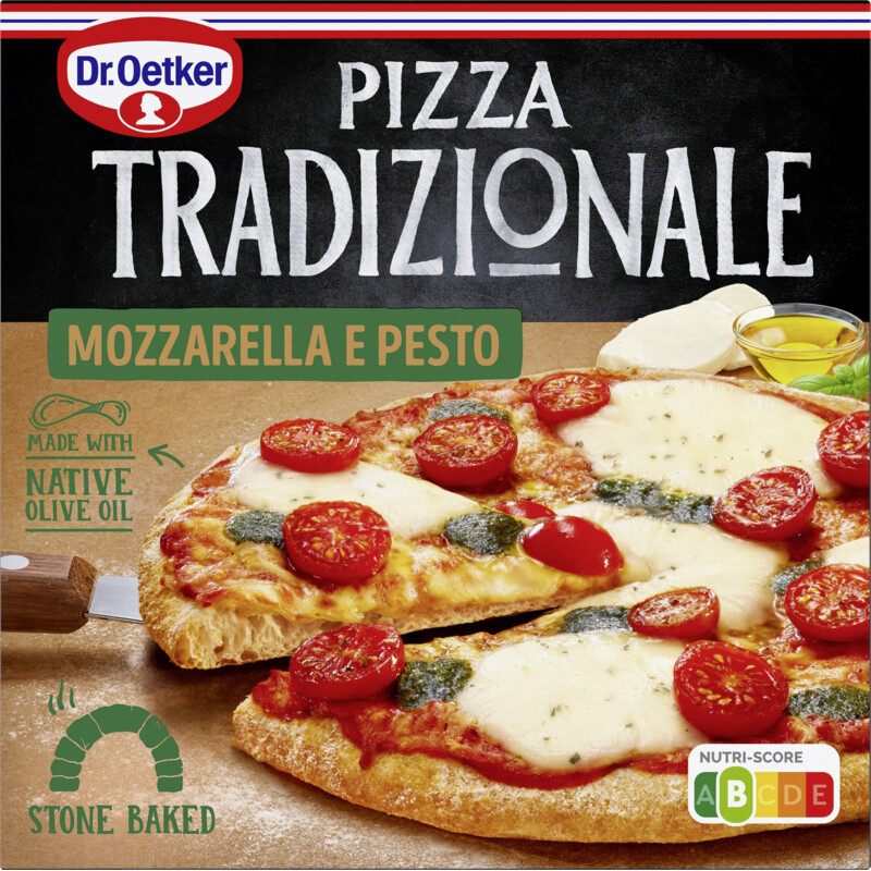 Dr. Oetker Tradizionale pizza mozzarella e pesto