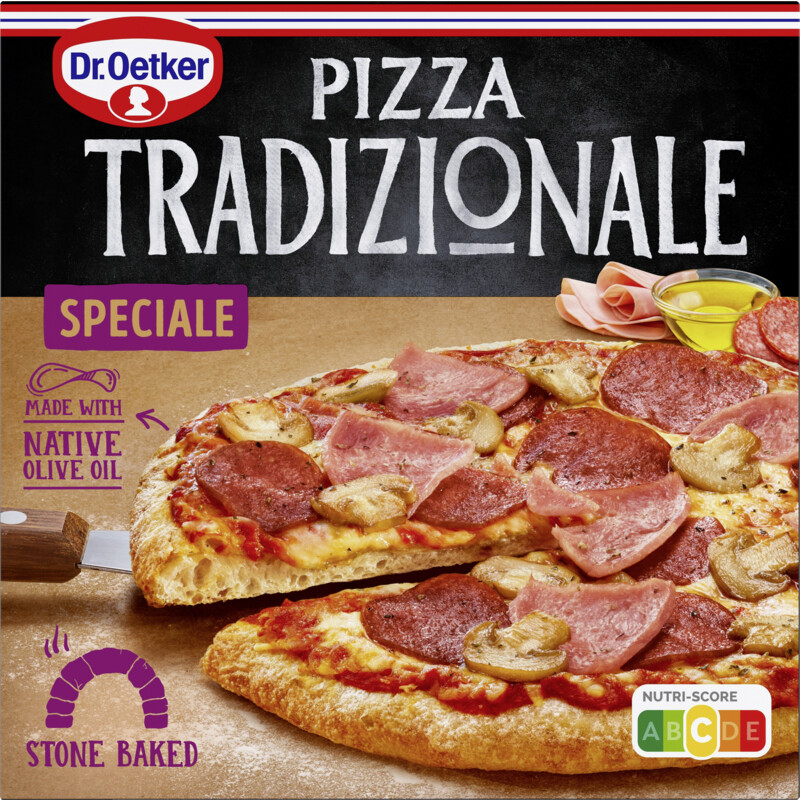 De daadwerkelijke vertegenwoordiger pakket Dr. Oetker Tradizionale pizza speciale bestellen | Albert Heijn