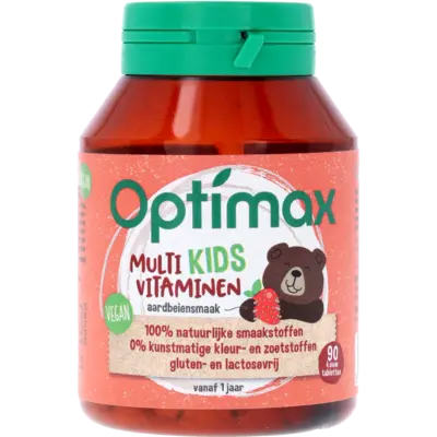 pdp-image-Optimax Kinder multivitaminen aardbei