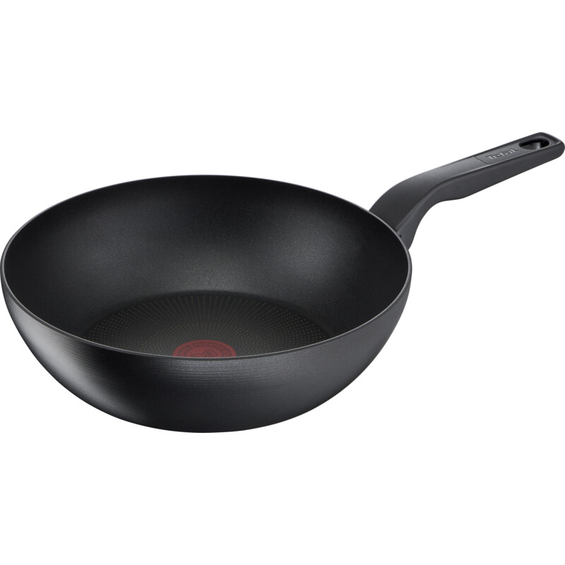 Een afbeelding van Tefal Hard titanium pro wok 28cm