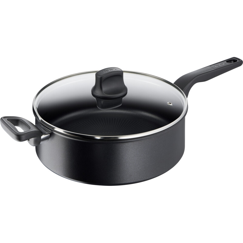 Een afbeelding van Tefal Hard titanium pro hapjespan 28cm