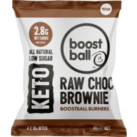 Een afbeelding van Boost ball Keto raw choc brownie