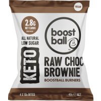 Een afbeelding van Boost ball Keto raw choc brownie