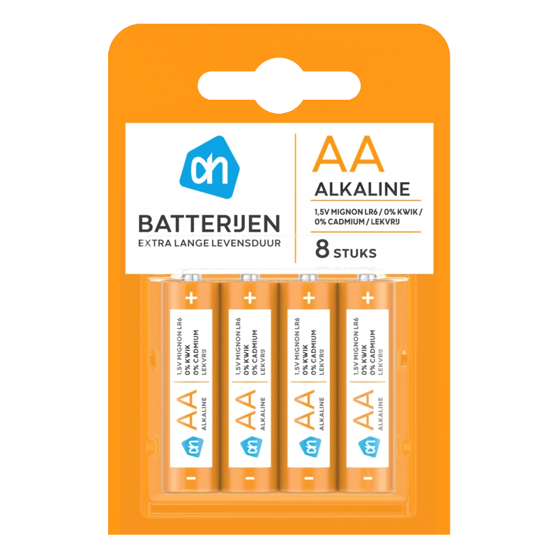 AH AA alkaline 1,5V mignon lange levensduur