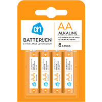 Een afbeelding van AH AA alkaline mignon 8-pack voordeel