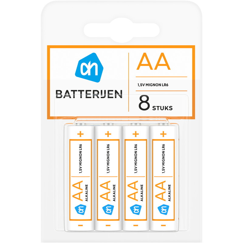 talent maat Gezamenlijk AH AA 1,5 volt batterijen bestellen | Albert Heijn