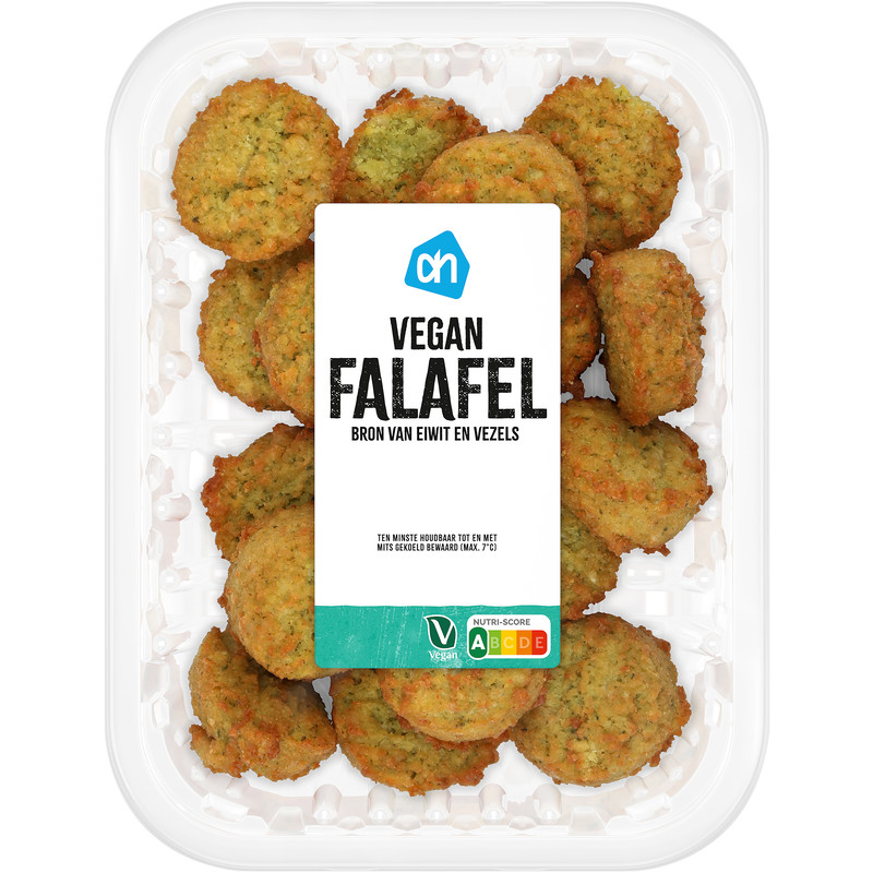 Een afbeelding van AH Vegan falafel