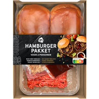 Een afbeelding van AH BBQ hamburger pakket