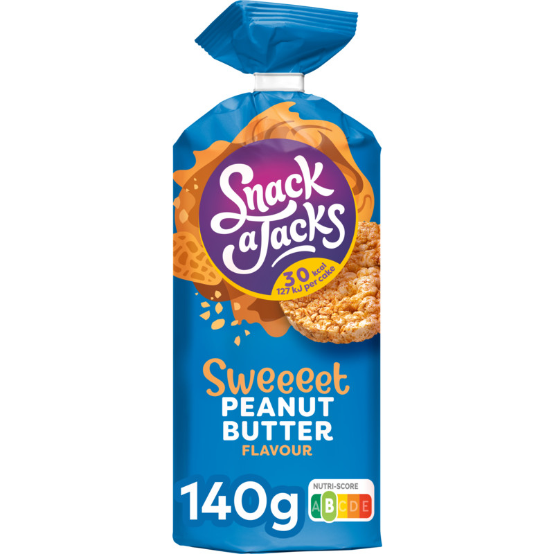 Een afbeelding van Snack a Jacks Sweeeet peanut butter flavour