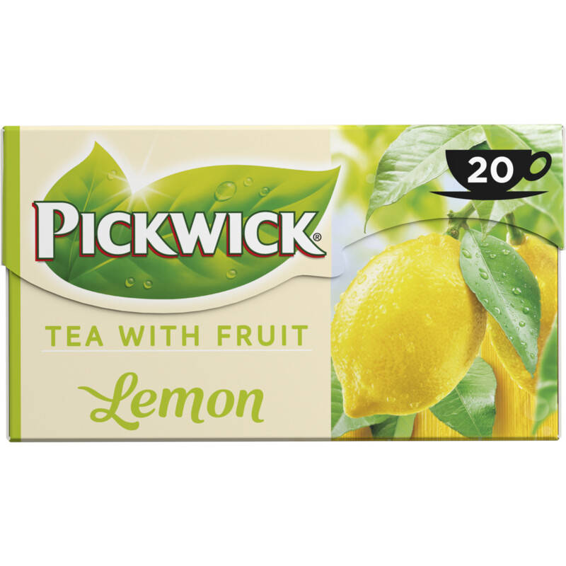 Een afbeelding van Pickwick Tea with fruit lemon