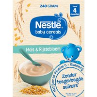 Een afbeelding van Nestlé Baby cereals mais & rijstebloem 4+ mnd