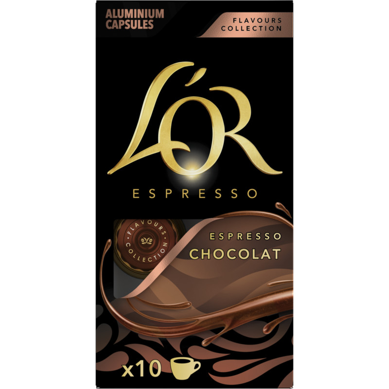 Een afbeelding van L'OR Espresso chocolat capsules