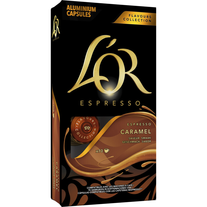 Een afbeelding van L'OR Espresso caramel capsules