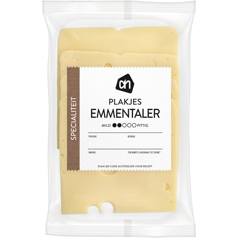 Een afbeelding van AH Emmentaler plakken