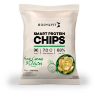 Een afbeelding van Body & Fit Smart protein chips sour cream & onion