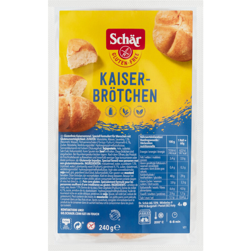 Een afbeelding van Schär Kaiser brötchen glutenvrij