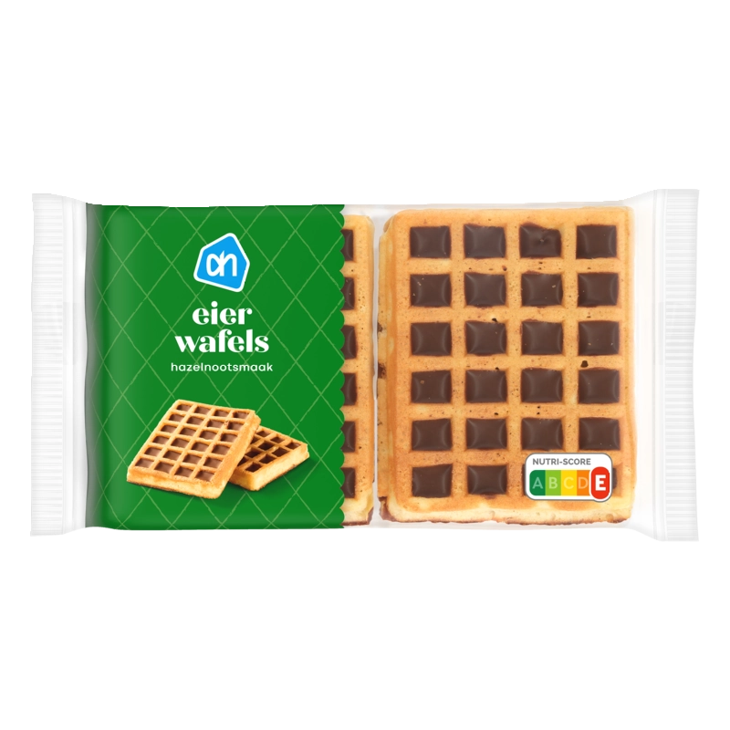 Eierwafels met hazelnootsmaak