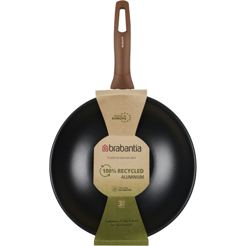 Een afbeelding van Brabantia Wok r-cycle 28cm