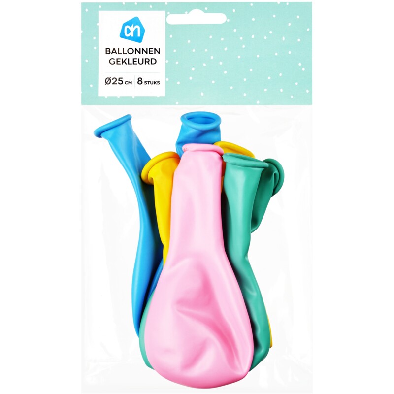 Een afbeelding van AH Ballonnen gekleurd