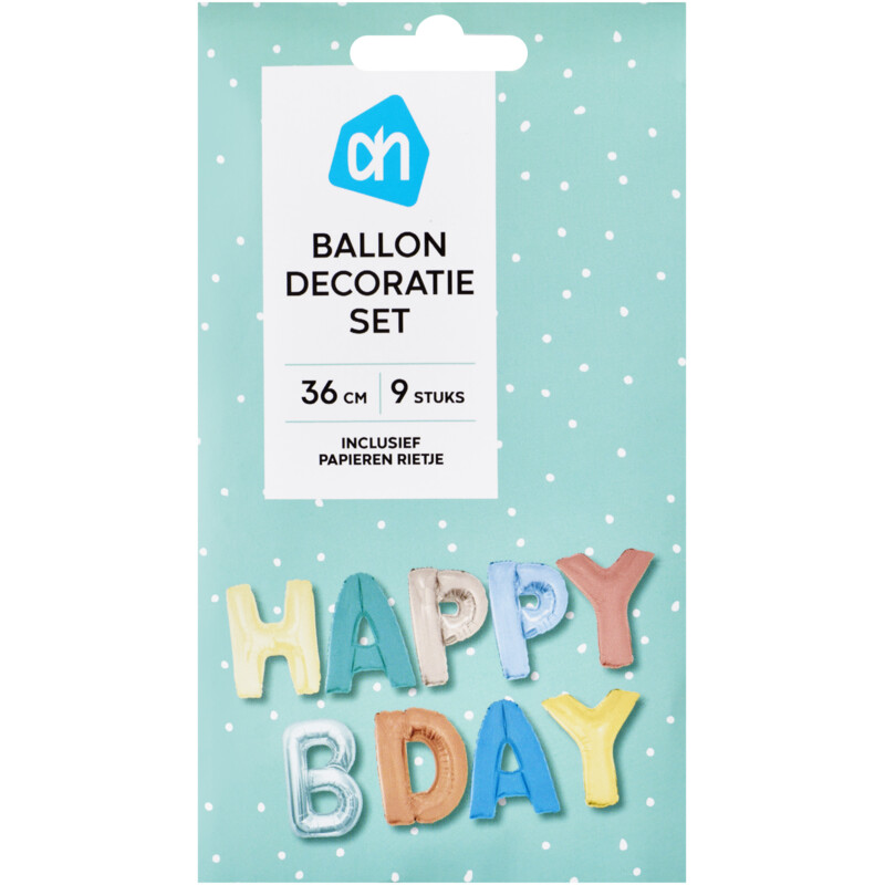 Een afbeelding van AH Ballon decoratieset