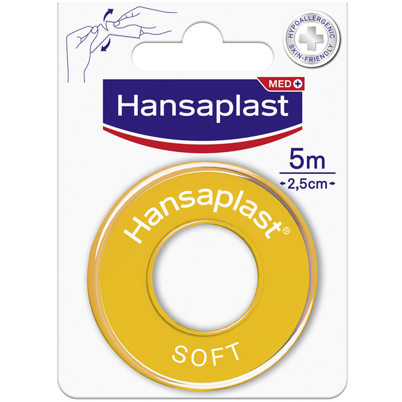 Een afbeelding van Hansaplast Hechtpleister soft