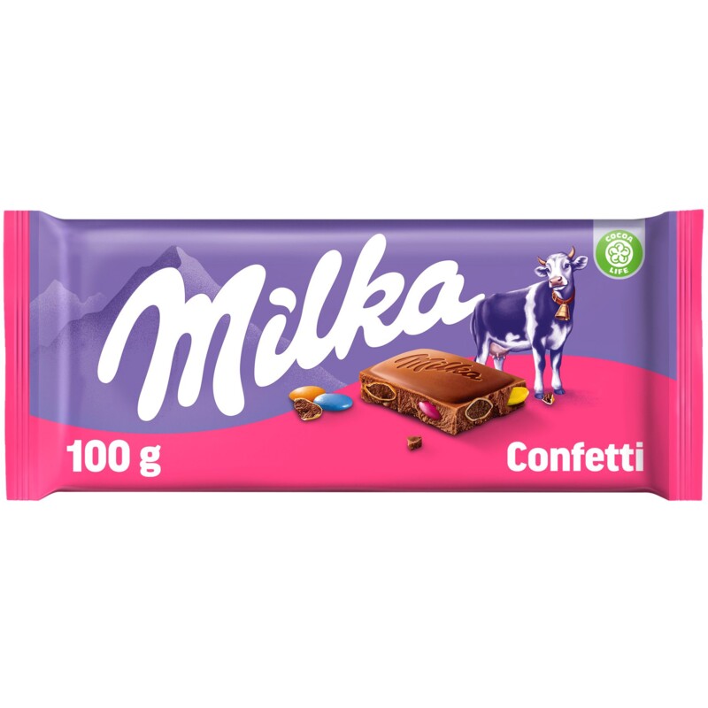 Een afbeelding van Milka Reep confetti